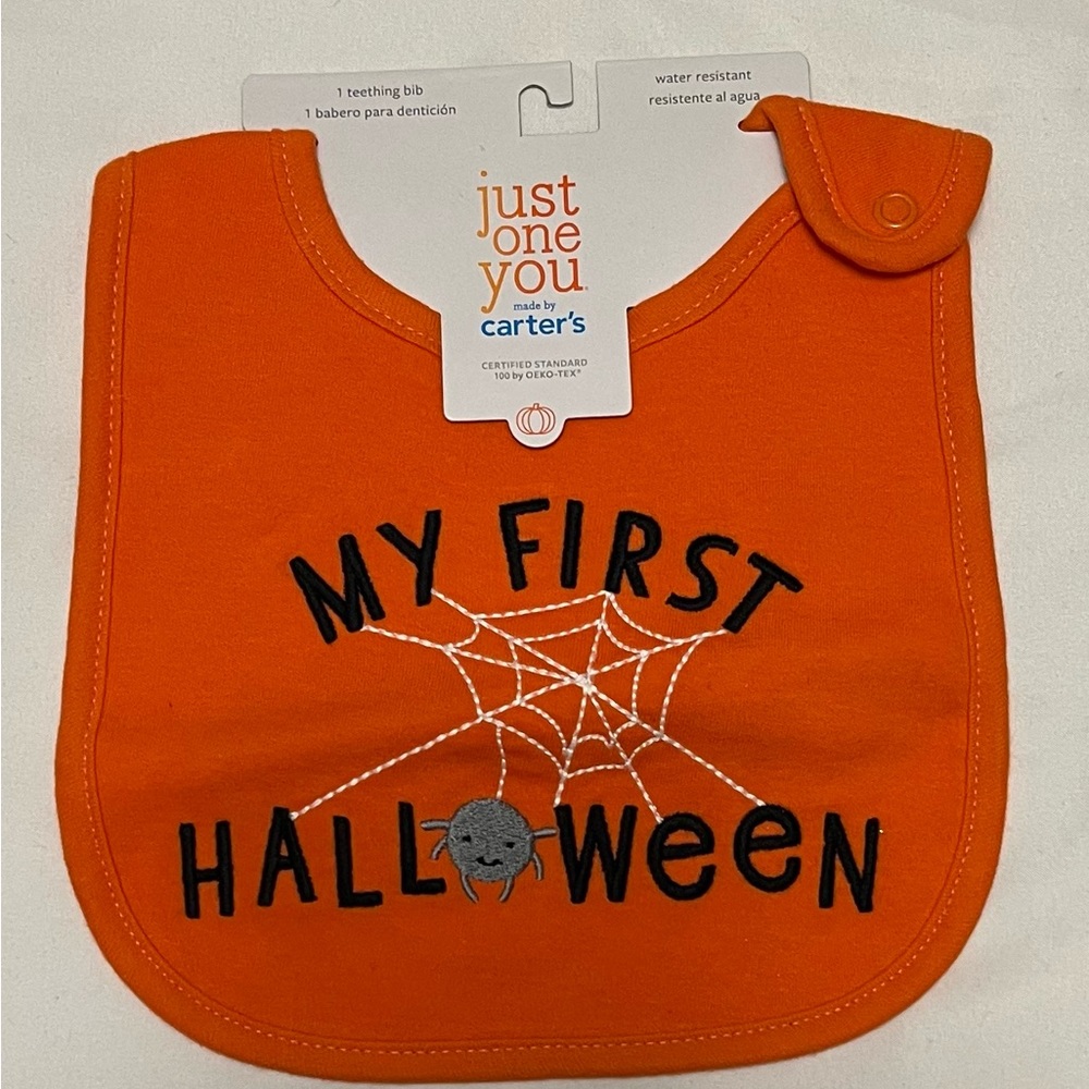Halloween bib. Brand new.